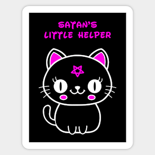 Satan's Little Helper Sticker